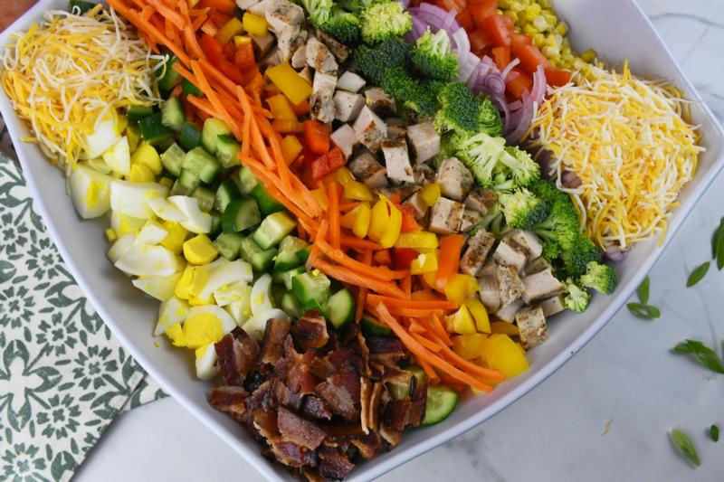 Featured Recipe Chicken Bacon Ranch Cobb Salad