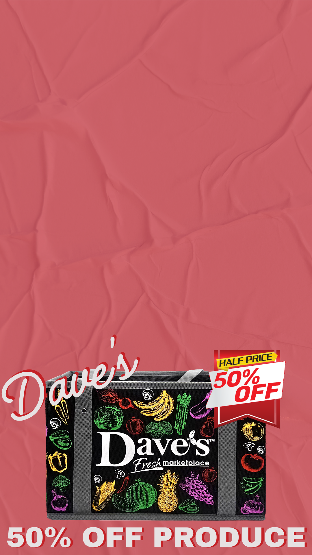 Produce 50% off