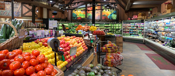 Produce department at Dave's Fresh Marketplace Coventry location