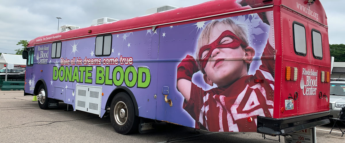 Donate Blood with Dave's and the Rhode Island Blood Center