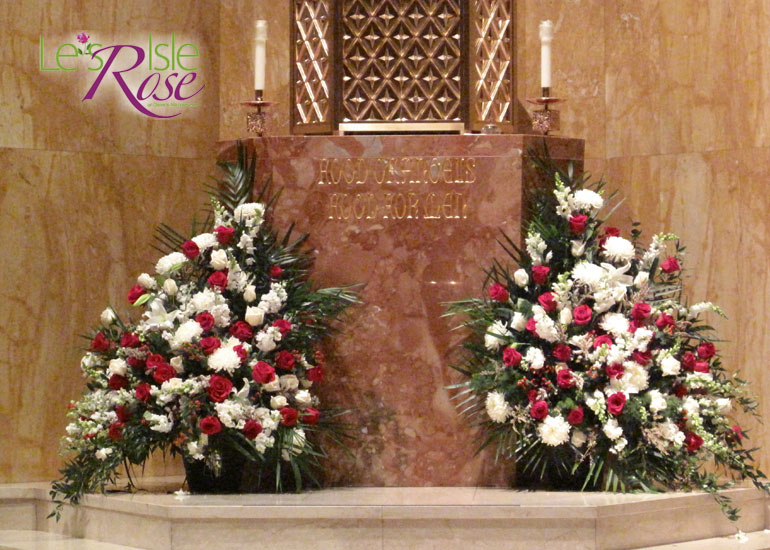 Funeral Floral Arrangements from Les Isle Rose