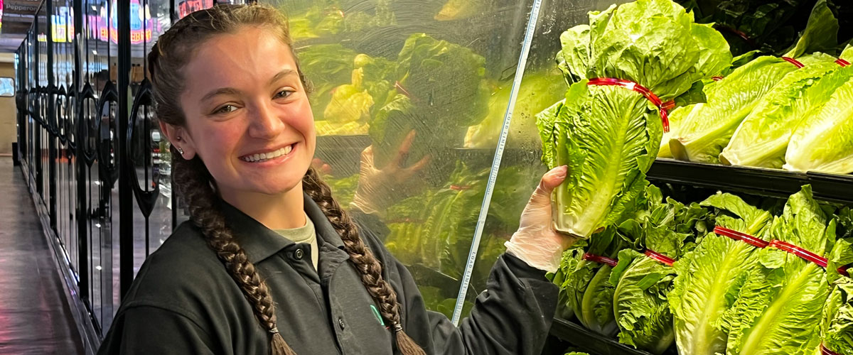 The Produce team at Dave's rocks