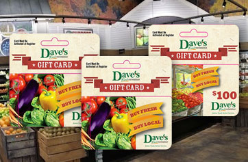 Buy Dave's Gift Cards online