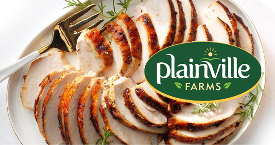 Plainville Farms turkey on a plate
