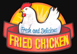 Dave's Fresh Marketplace Crispy Fried Chicken sign