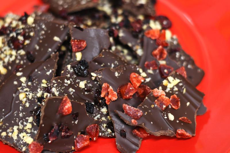 Superfood Dark Chocolate Bark