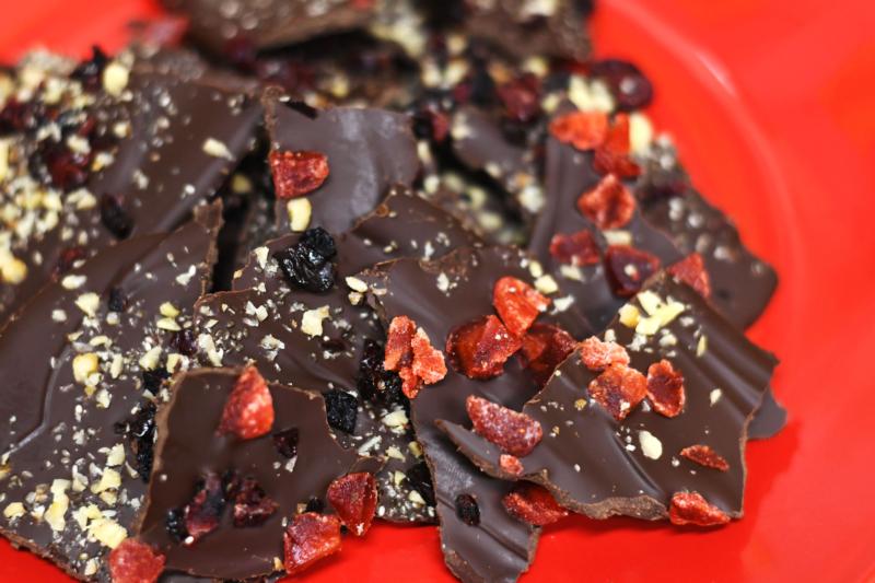 Superfood Dark Chocolate Bark