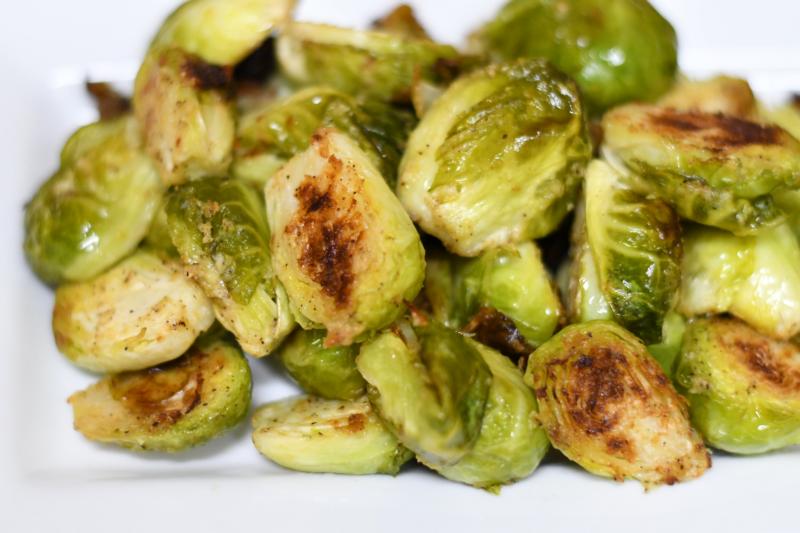 Garlic Parmesan Brussels Sprouts