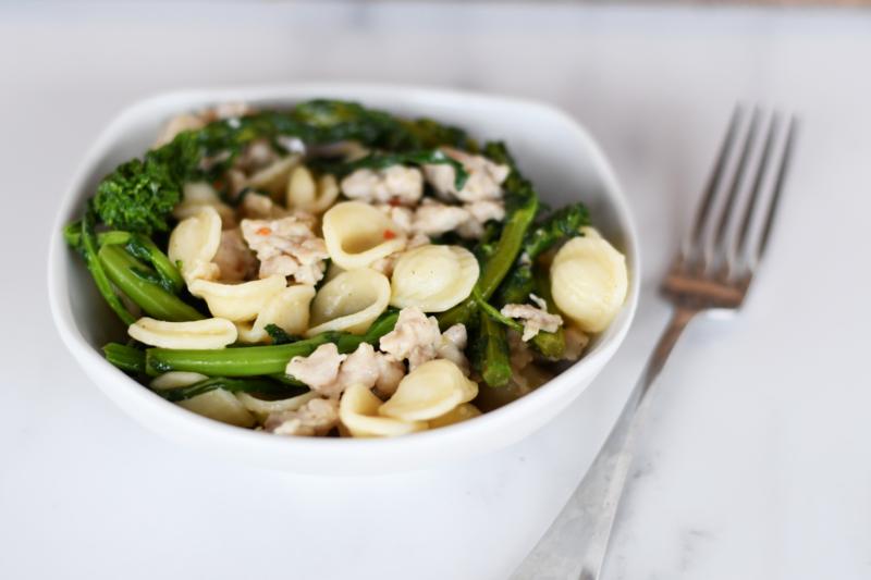 Chicken Sausage & Broccoli Rabe Pasta - Family Meals Month 