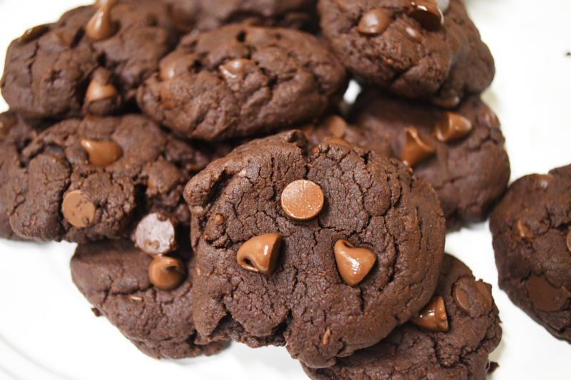 Double Chocolate Peanut Butter Cookies