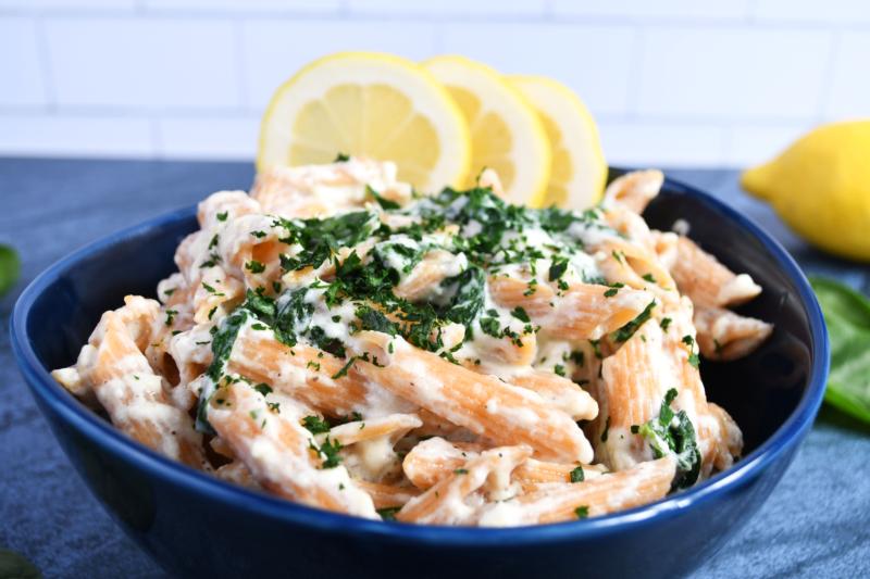 Lemon Ricotta Lentil Pasta