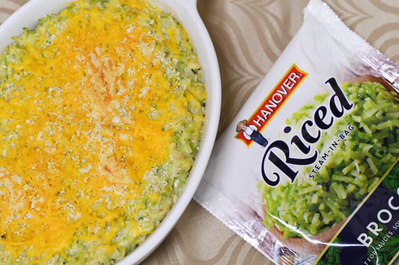 Riced Broccoli Au Gratin