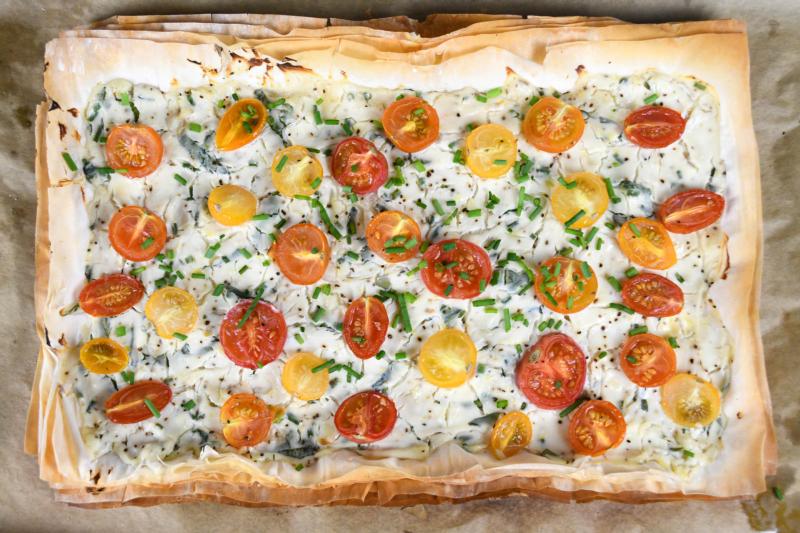 Tomato Ricotta Tart