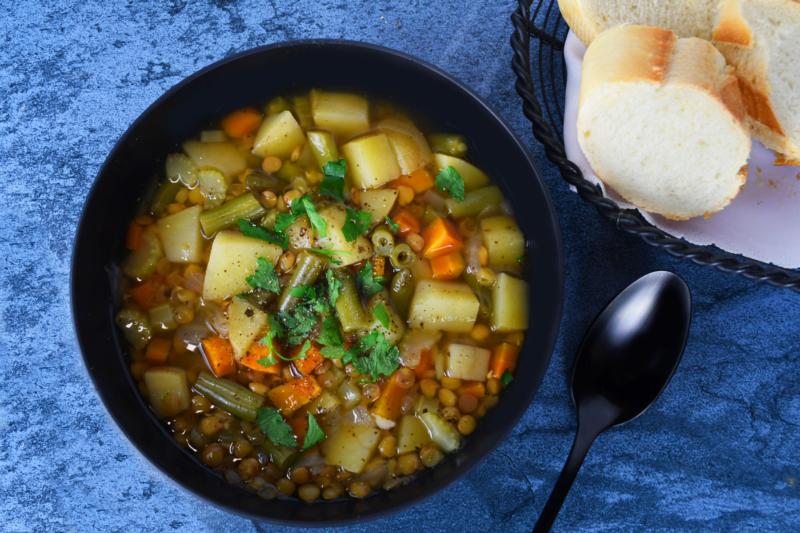 Instant Pot Vegan Lentil Soup