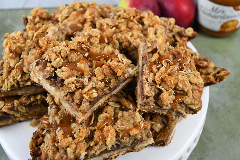 Caramel Apple Pie Bars