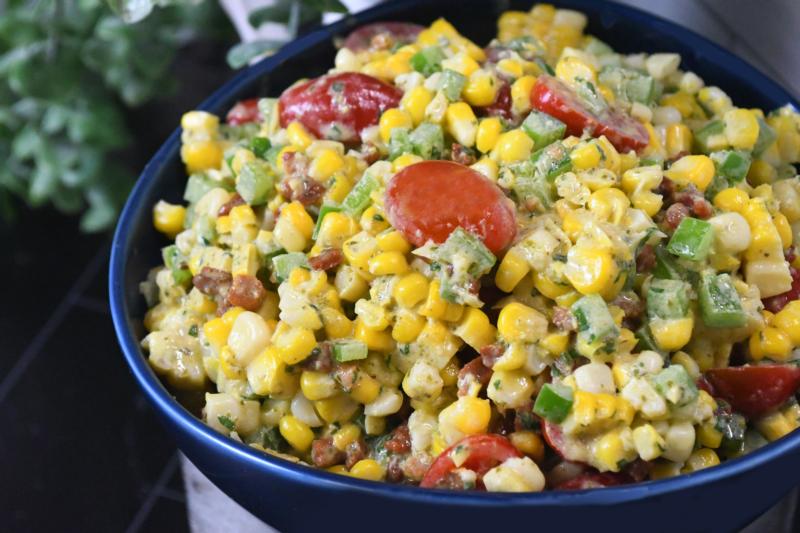 Pesto Corn Salad