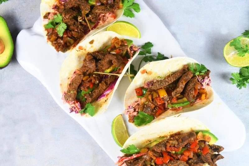 Fajita Steak Tacos