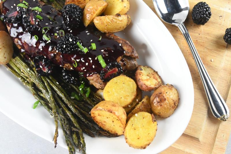 Blackberry Hoisin Tenderloin