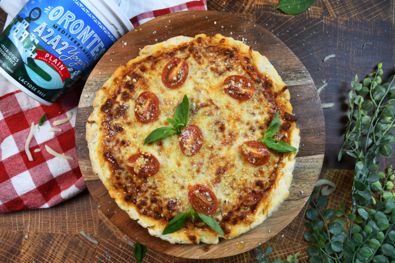 Personalized Yogurt Crust Pizza