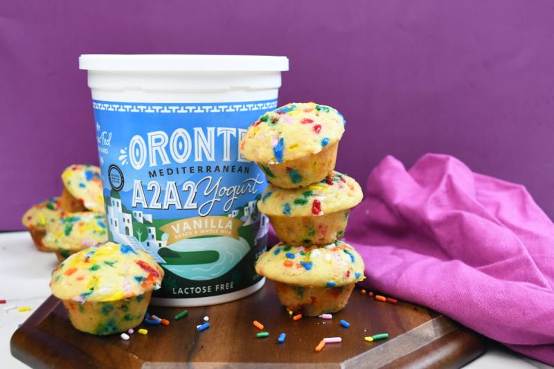 Confetti Cake Mini Muffins