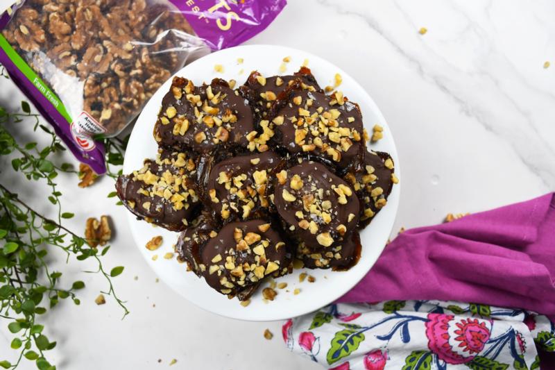 Walnut Brownie Date Bites