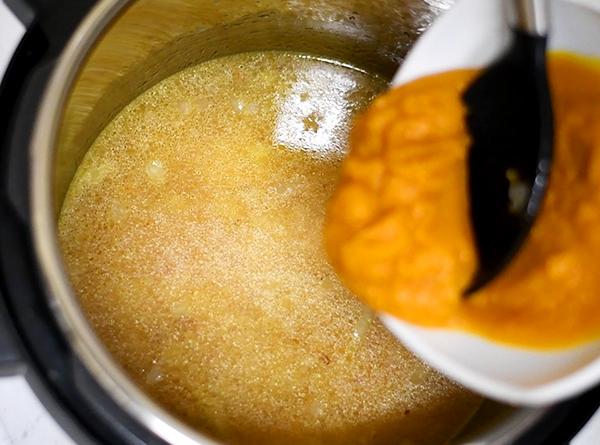 Instant Pot Pumpkin Risotto - Step 6